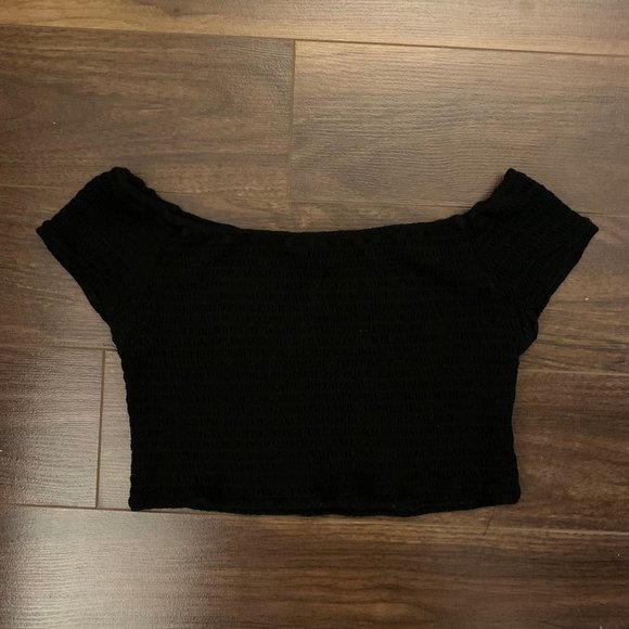 BRANDY MELVILLE | off the shoulder cropped top - Picture 2 of 4